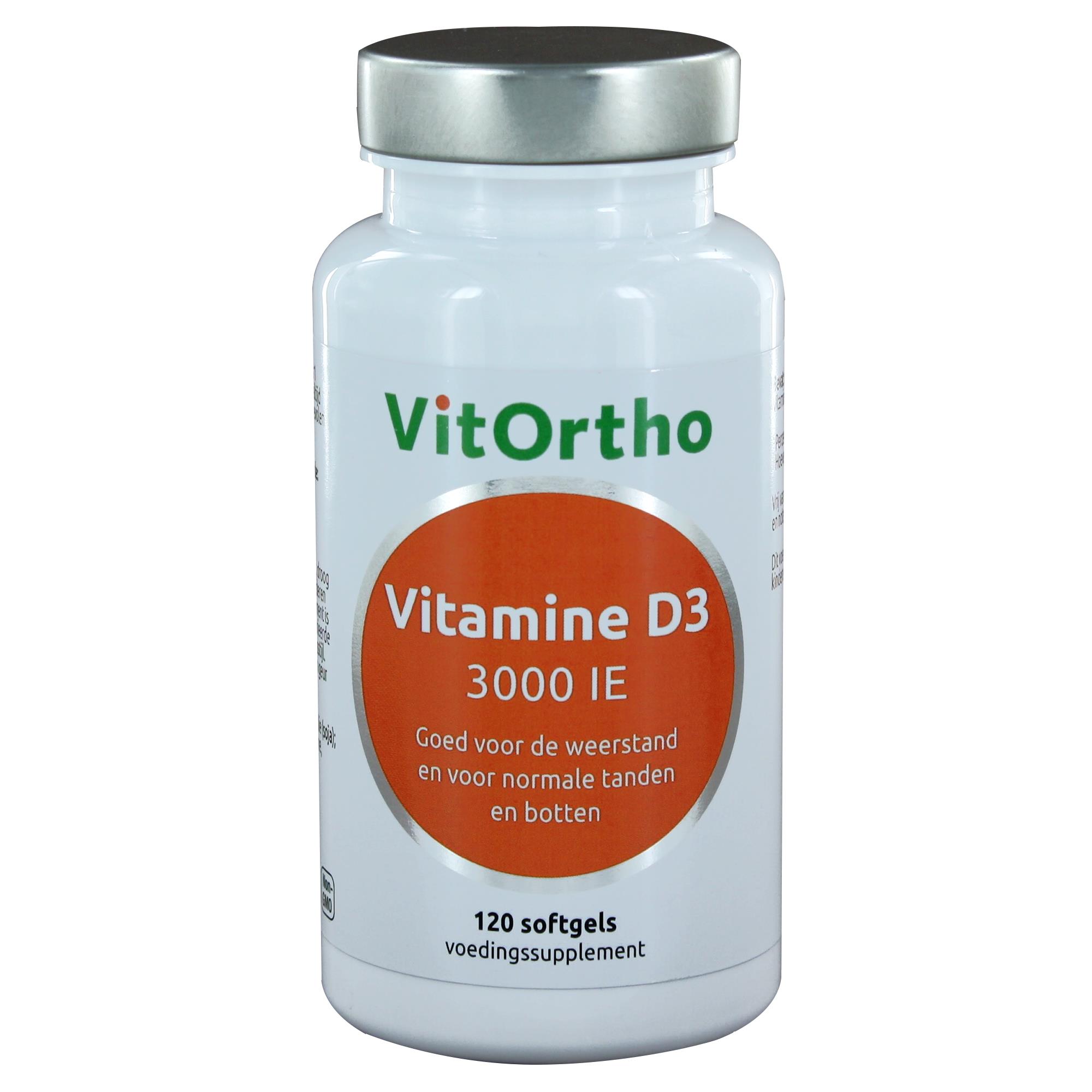 Vitamine D3 (3000 iu) - 120 softgels