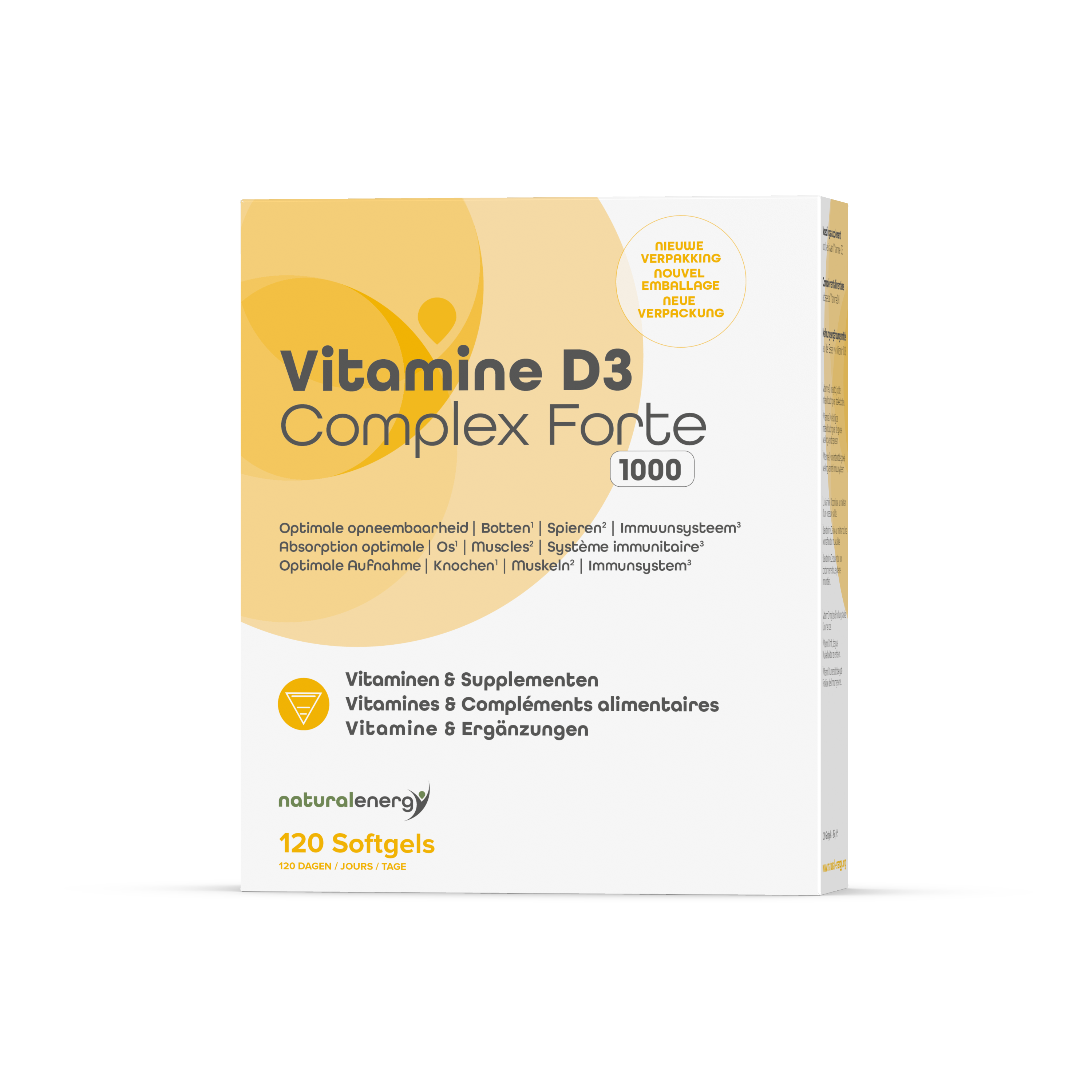 Vitamine D complex Forte - 120 caps