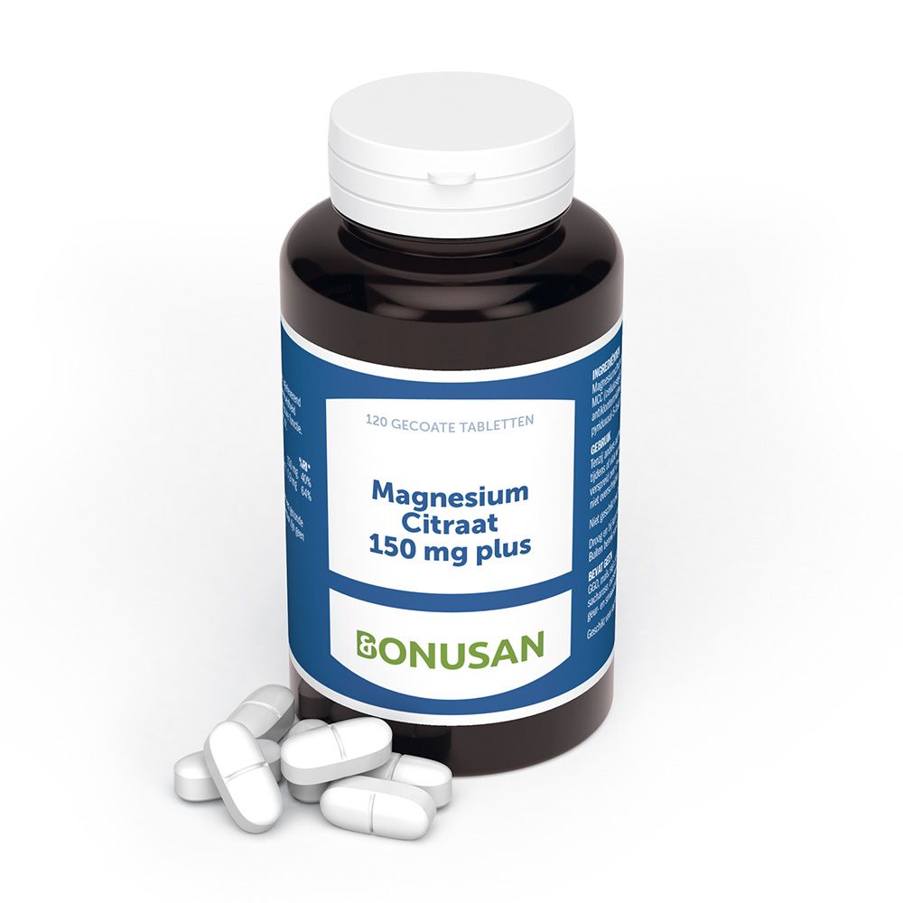 Magnesiumcitraat 150 mg plus - 120 tabs