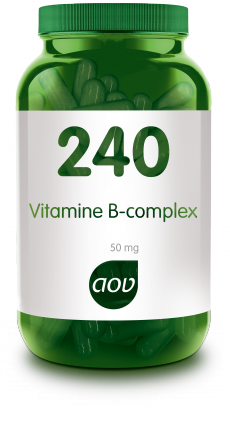 Vitamine B-complex (50 mg) - 60 Vegcaps - 240