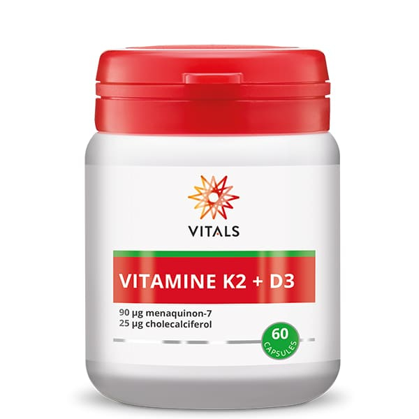 Vitamine K2 met D3 - 60 caps
