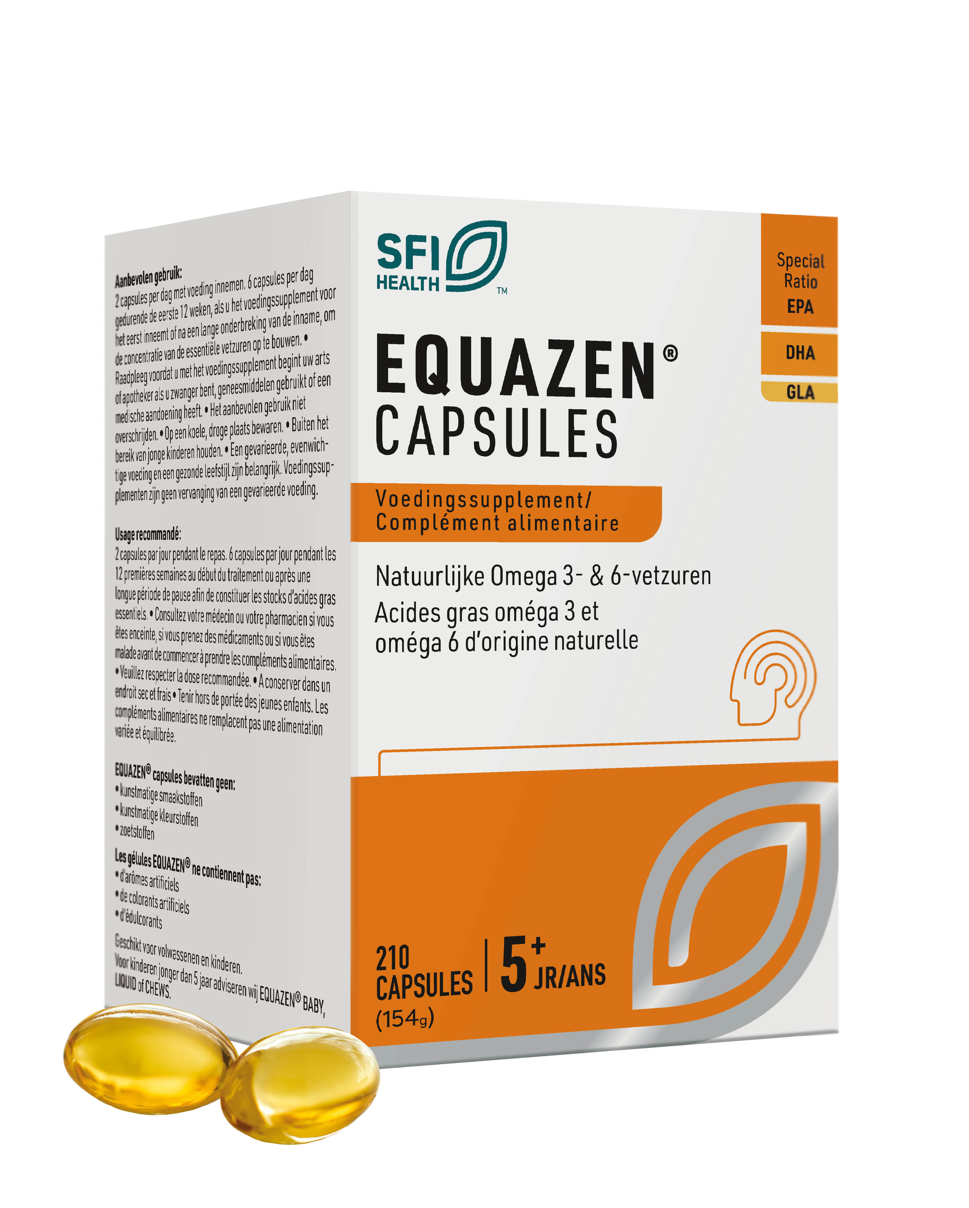 Equazen omega 3/6 (500 mg) - 210 softgels