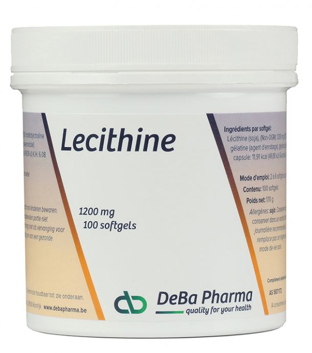Lecithine 1200 mg (13% fc) - 100 softgels