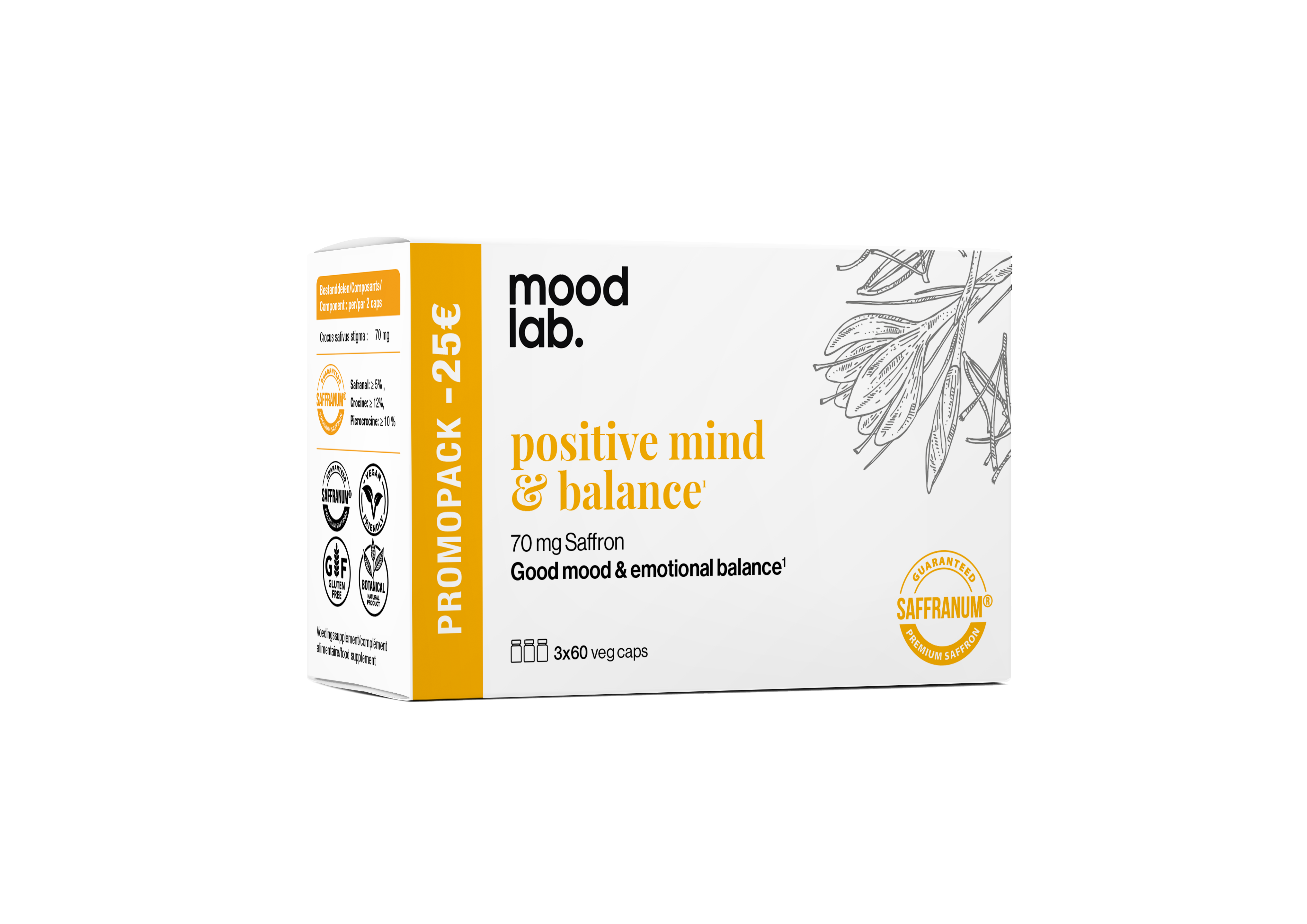 Positive Mind & Balance 3pack - 3x60 vegcaps