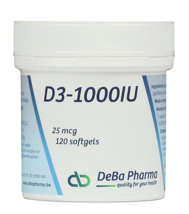 D3-1000IU (25 mcg) - 120 Softgels °
