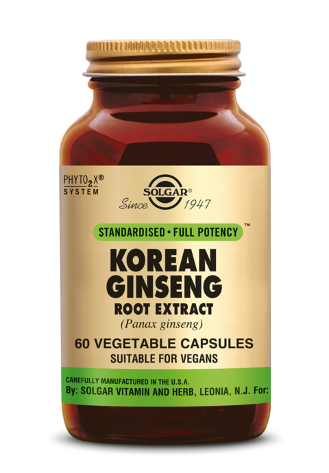 Ginseng Korean Root Extract - 60 caps