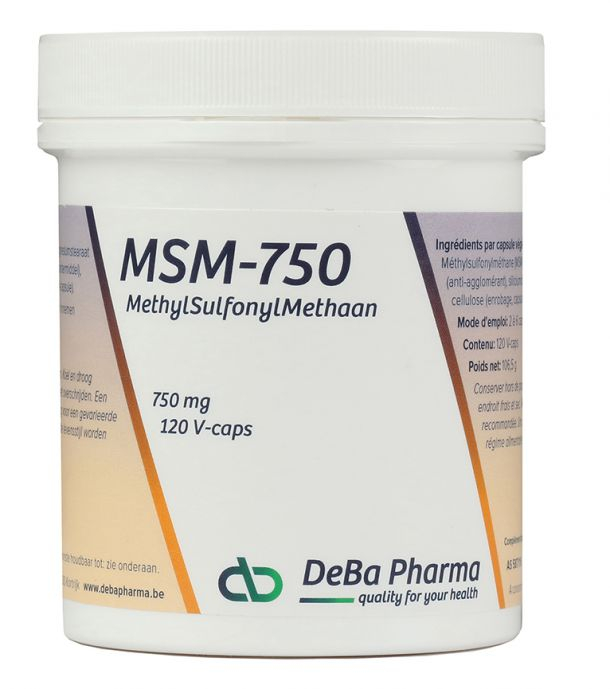 MSM 750 mg - 120 Vegcaps