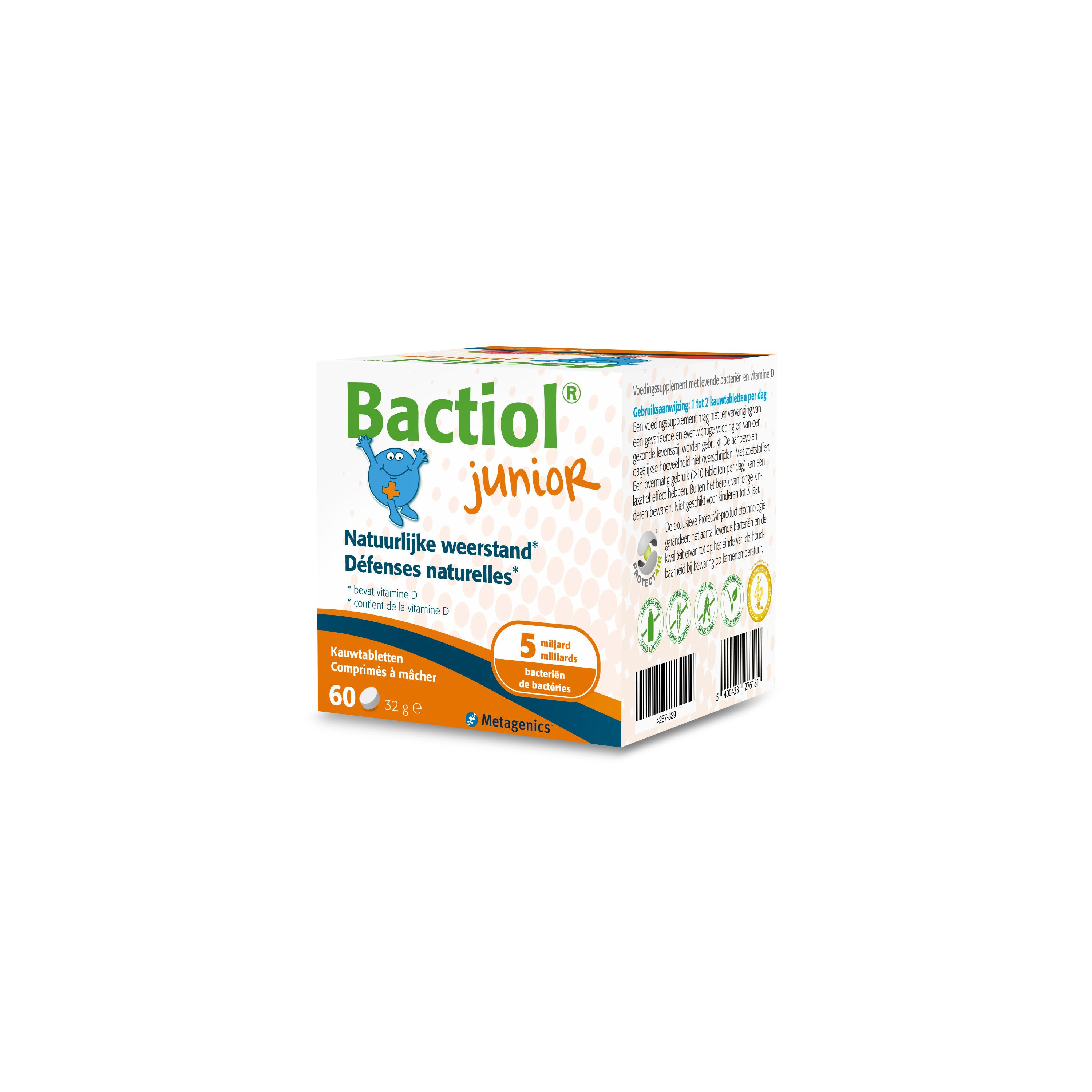 Bactiol Junior kauwtabletten - 60 kauwtabl Â°