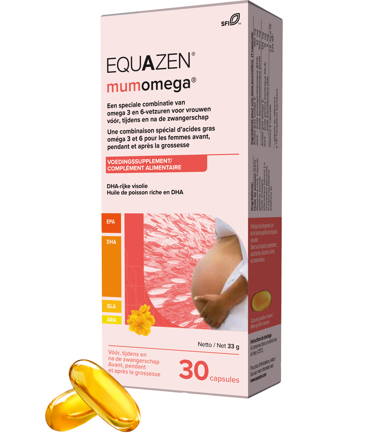 Equazen MumOmega omega 3/6 - 30 softgels