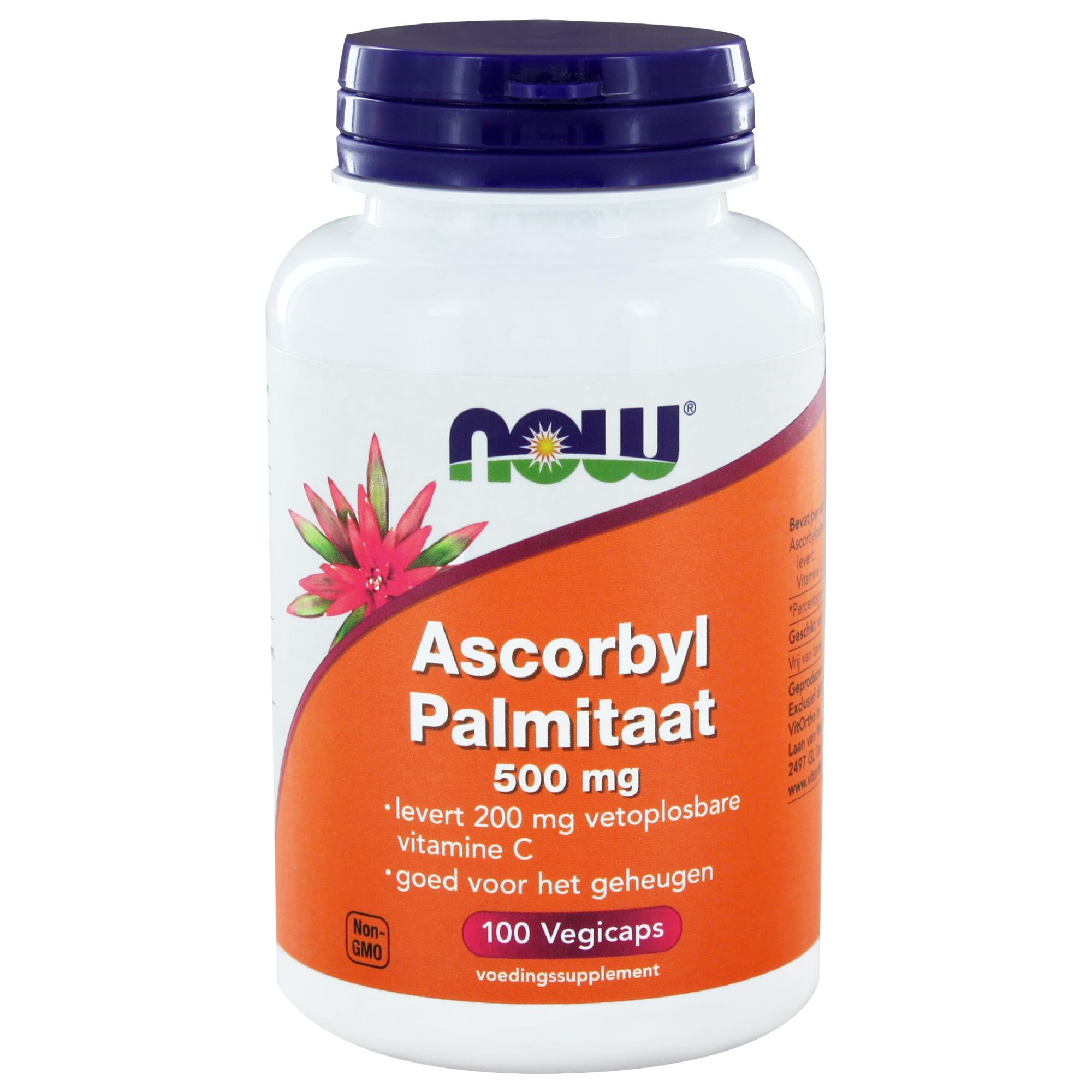 Ascorbyl Palmitaat 500 mg 100 Vcaps